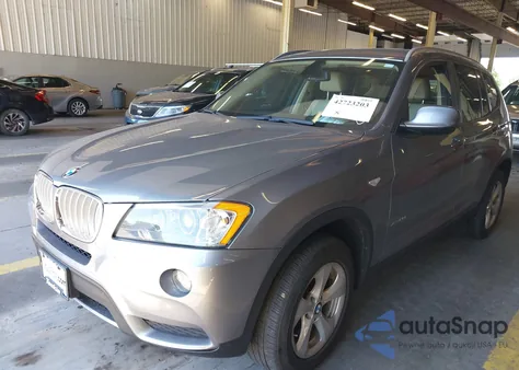 2011 BMW X3 xDrive28I из США, поврежденный, VIN 5UXWX5C53BL708611